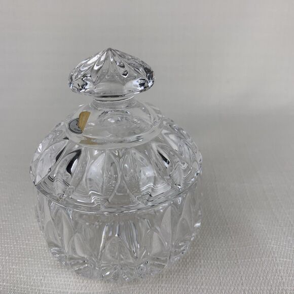Gorham Althea Crystal Sugar Bowl Jeweler Trinket Ring Holder - Germany - Picture 5 of 12